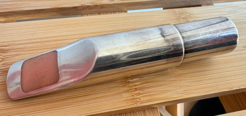 Dave Guardala Branford Marsalis tenor mouthpiece 1980s - Silver plated image 1