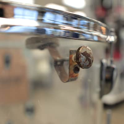 1970s Ludwig Vistalite 20" Floor Tom (Clear) image 11