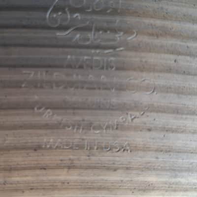 Zildjian 24" A. Medium Ride 4454g. CO Stamps 1981-1994 Stamp Ride Cymbal 1970s - Traditional image 3