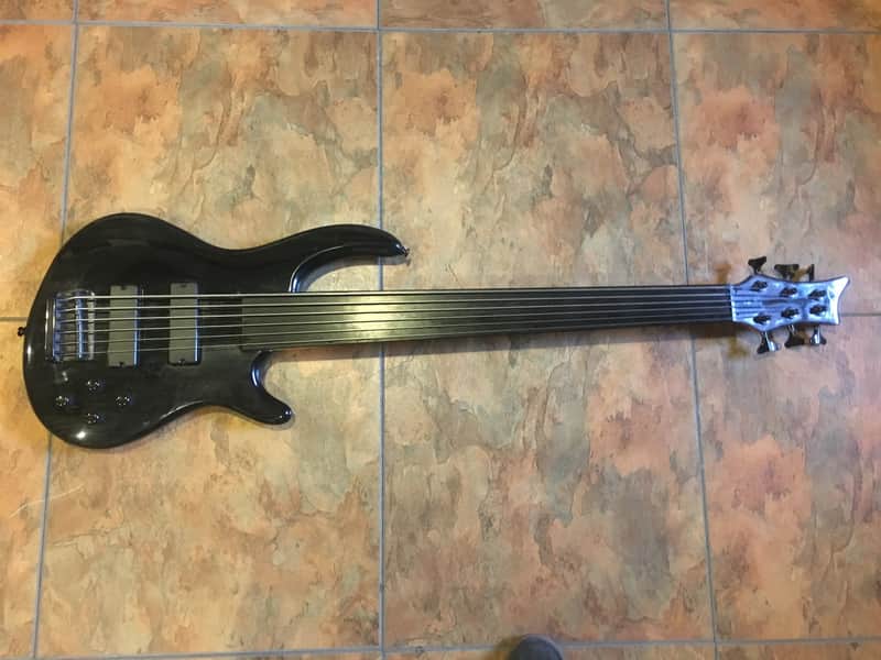 DEAN Edge 6 String Fretless Electric Bass Guitar w/ Active Pickups Nice image 1