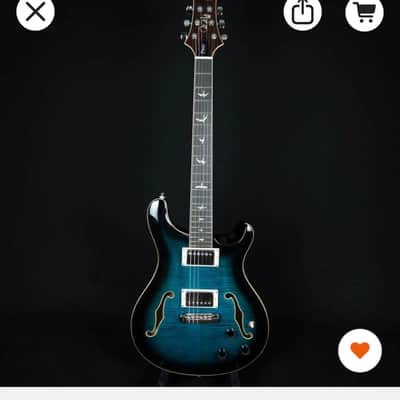 PRS SE Hollowbody II Piezo 2024 - Peacock Blue image 11