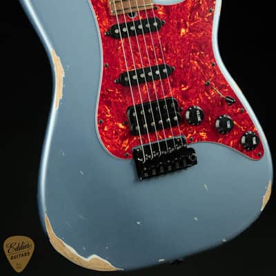2024 - Suhr Eddie's Guitars Exclusive Classic S Antique Roasted - Ice Blue Metallic image 6