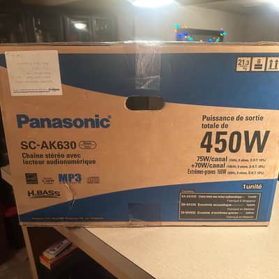 Panasonic SC-AK630 5 CD Changer Stereo System Nitrix Series BRAND NEW OPEN BOX image 3