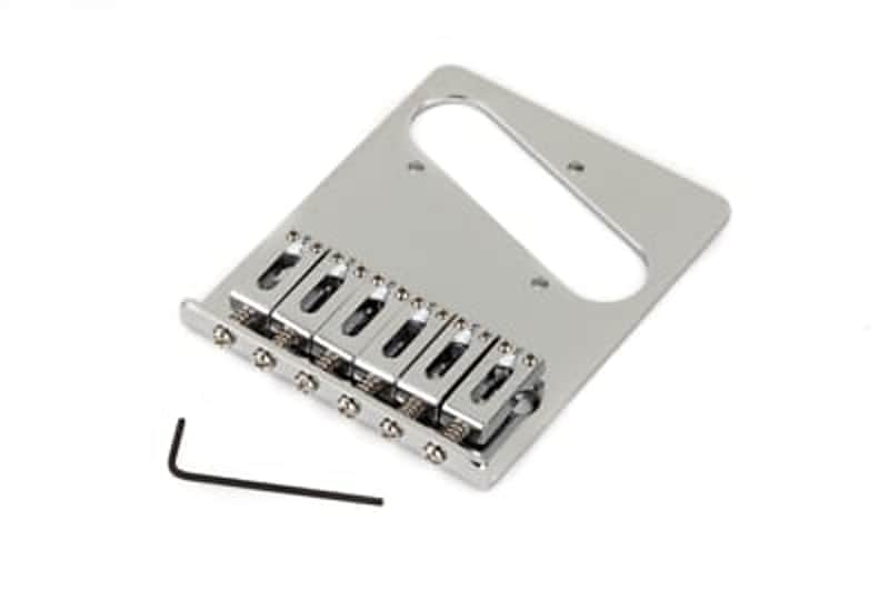 Fender Standard Series Telecaster Bridge Assembly Chrome image 1