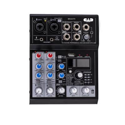 CAD Audio MXU4-FX 4 Channel Mixer with USB Interface and Digital Effects image 2