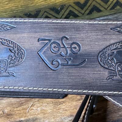 Blue Bell Straps ZOZO 73 ARTISAN Custom Shop for UNIQUE Al’s Music Factory FADED BROWN image 6