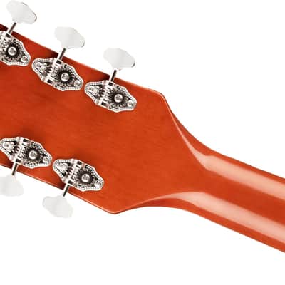 Gretsch G5420T Electromatic Classic Hollow Body Single-Cut Guitar with Bigsby, Laurel Fingerboard, Orange Stain image 8