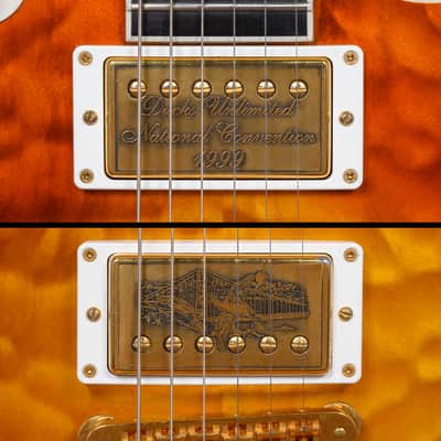Gibson Custom Shop Ducks Unlimited 1999 National Convention '59 Les Paul Reissue Quilted Maple Top Honey Burst 1999 w/Hardshell Case image 11