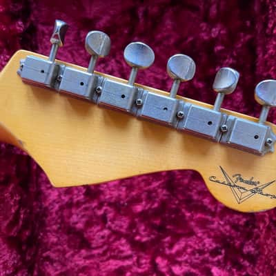 Fender Custom Shop HSS 57 Chicago Special Stratocaster Relic Left Handed 2021 Aged Shell Pink image 7