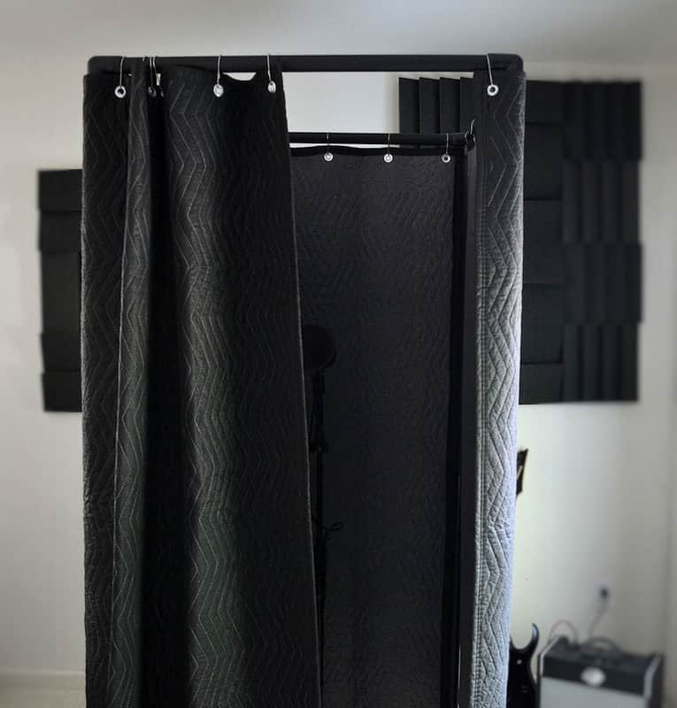 Portable Studio Acoustic Sound Booth for Voiceover, Singing, Podcasts and Home Studio Recording Acoustics by Soundkitz Studio Acoustics image 1