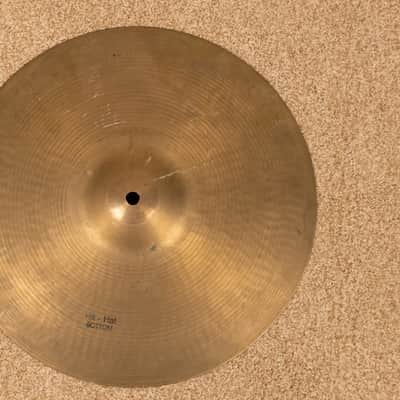 Vintage Kashian 14" Italian Single Hi Hat Cymbal 1209g image 1