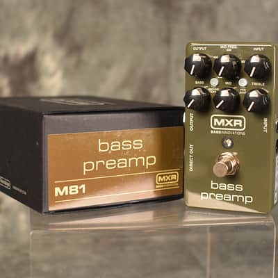 MXR Bass Preamp M81 NEW w FREE Same Day Shipping, Patch Cable & 9V Power Supply Included image 1