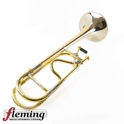 Adams Custom TB1 Professional Tenor Trombone - Two-Tone Rose Brass/Silver (Serial #055) image 5