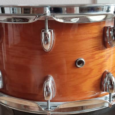 14x7 Yamaha Oak custom snare in Honey Amber image 3