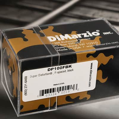 DiMarzio DP100FBK Super Distortion Humbucker - Black / F-spaced image 2