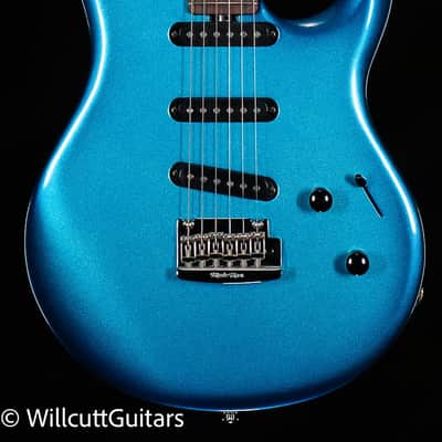 Ernie Ball Music Man Luke L4 SSS Trem Diesel Blue (632) image 3