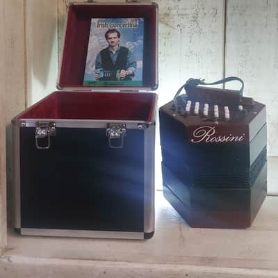 Immagine Rossini 30 key Anglo concertina & hard case - 6
