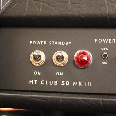 Blackstar HT Club 50H MK III 2-Channel 50-Watt Guitar Tube Amp Head Black w/Footswitch image 2