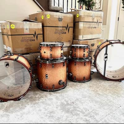 Mapex Black Panther  Design Lab Versatus Drum Kit Maple/Mahogany - Peach Burl Burst image 11