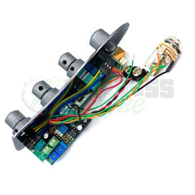 John East J Retro Deluxe Bass Preamp for Jazz Bass Deluxe - Chrome image 3