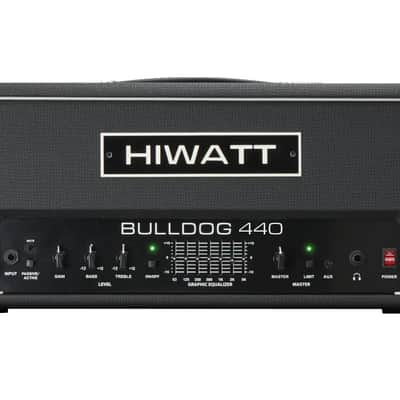 Hiwatt Bulldog 440 Bass Amplifier Head, 440W, Black image 1