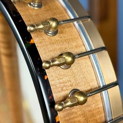 Ome Wicklow 11" 19-Fret Tenor Curly Maple Openback Banjo with Rolled Brass Ring image 8