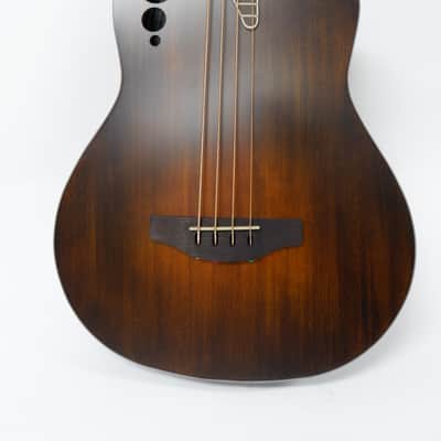Ovation Applause Elite Acoustic Bass Guitar Mid Depth Vintage Varnish Satin AEB4-7S image 1