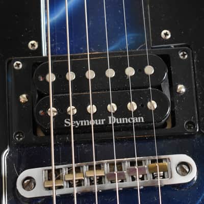 Ibanez 2402 Double Neck Bass / Guitar 1975 Midnight Blue with Lightning image 7