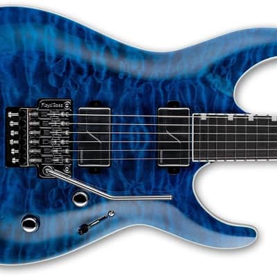 ESP LTD MH-1000 QM Black Ocean image 1