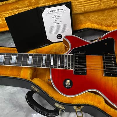 NEW! Gibson Dealer Select Custom Shop Les Paul Custom AAA Figured Top - Heritage Cherry Sunburst - Authorized Dealer - 8.8 lbs - G07452 image 13