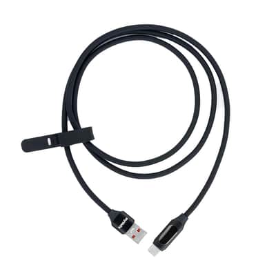 myVolts Step Up USB-A to USB-C Power Delivery Cable (Black) image 1