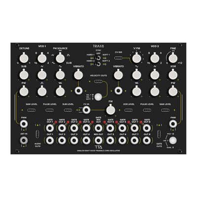 Tiptop Audio Triax8 - Analog Eight Voice Triangle Core Oscillator image 2