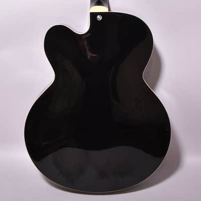 D'Angelico Premier EXL-1 Hollowbody Archtop Electric Guitar Black Finish image 3