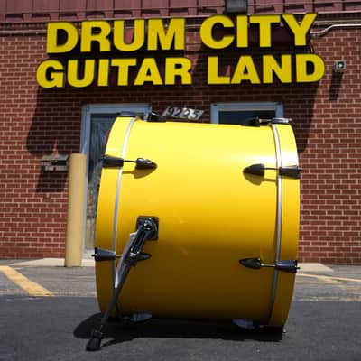 Tama Imperialstar 22" No Mount Bass Drum - Electric Yellow w/ Black Nickel Hardware | 16x22" image 5