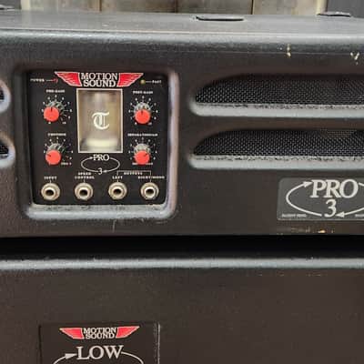 Motion Sound Pro 3t w/ Low Pro Bass Cabinet Rotating Tube Amplified Leslie Style Speaker System 2000s USA image 7