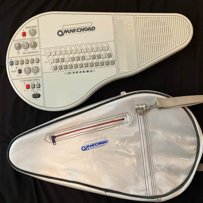 Suzuki Omnichord System 2 OM-84 Vintage 80's with Case & Power supply image 1