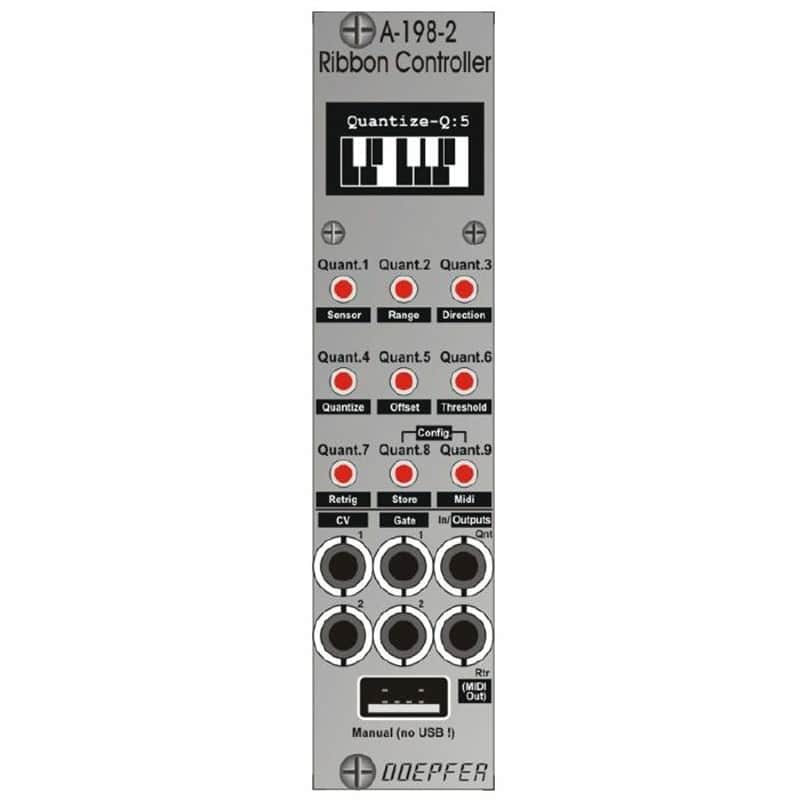 Doepfer A-198-2v Trautonium/Ribbon Controller II Module with Manual (set) (vintage edition) image 1