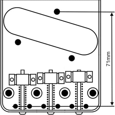 Vega-Trem VT2ND Teletrem Classic Telecaster Guitar Tremolo Bridge No Mods Easy Installation image 4