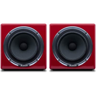 Avantone MixCube Active 10th Anniversary Red Mini Reference Monitors (Pair) image 1