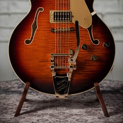 Gretsch Broadkaster® LX Figured Center Block with String-Thru Bigsby® - Havana Burst image 2