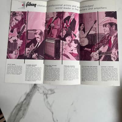 1966 Gibson Feel the excitement? Join the fun! Brochure Pamphlet Booklet Catalog image 2