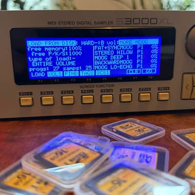 Akai S3000XL MIDI Stereo Digital Sampler w 32MB RAM, New ZuluSCSI w USB-C, 10x 16GB SD cards, Analog & Digital synth/drum libraries, Brand New LCD Display, New Universal PSU, - CLEAN (1996) image 4