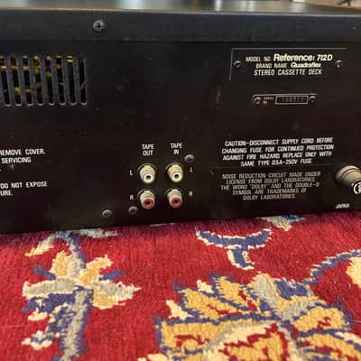 Quadraflex Reference 712D Stereo Cassette Deck Vintage - W/ Wood