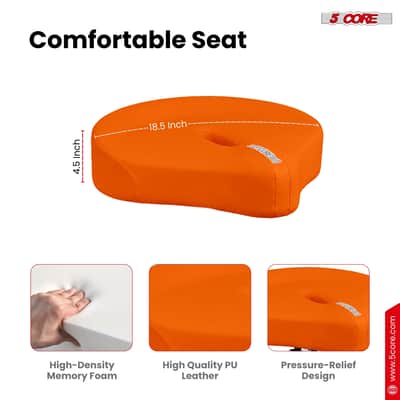 5 Core Drum Throne w 4.5" Padded Stool Adjustable Drummer Chair image 4