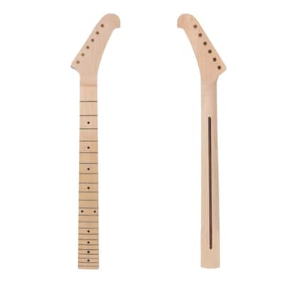 Guitar Neck Banana Head Maple Fretboard 22fret 25.5inch image 1