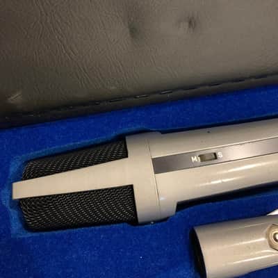 Uher M 537 German Dynamic Vintage Mic (AKG) with case and stand. image 8