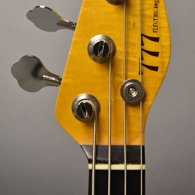 Warmoth PJ-Style Partscaster Electric Bass Black Schecter Body Black image 5