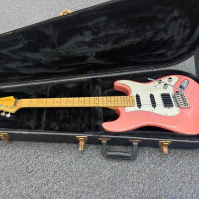 Schecter Super Strat HSS 1986 - Pink image 16