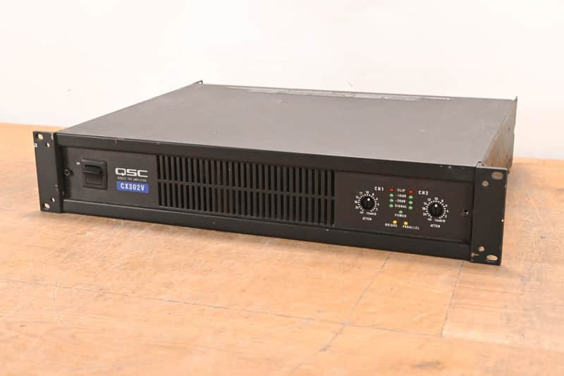 QSC CX302V 2-Channel Power Amplifier CG01W7P image 1