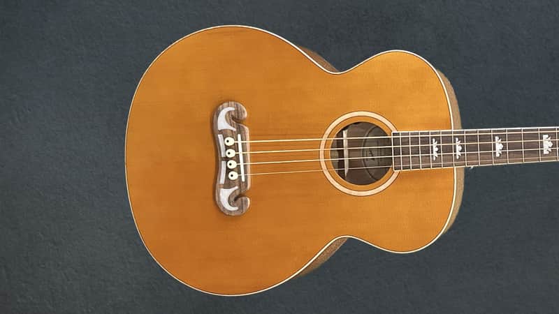 Epiphone El Capitan J-200 Studio Bass - Aged Vintage Natural image 1